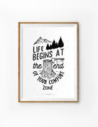 Comfort Zone {Poster} - Posters by Northern Edge Prints, The Commandment Co , Singapore Christian gifts shop
