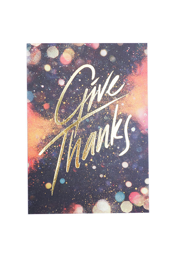 Give Thanks {Card} - Cards by The Commandment, The Commandment Co , Singapore Christian gifts shop