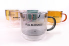 Vintage Cups | Glass Mug - Mugs by The Commandment Co, The Commandment Co , Singapore Christian gifts shop