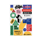 God Holds Tomorrow | Journaling Sticker Sheet - Stickers by The Commandment Co, The Commandment Co , Singapore Christian gifts shop