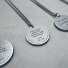 Gunmetal Round Necklace - Accessories by The Commandment Co, The Commandment Co , Singapore Christian gifts shop