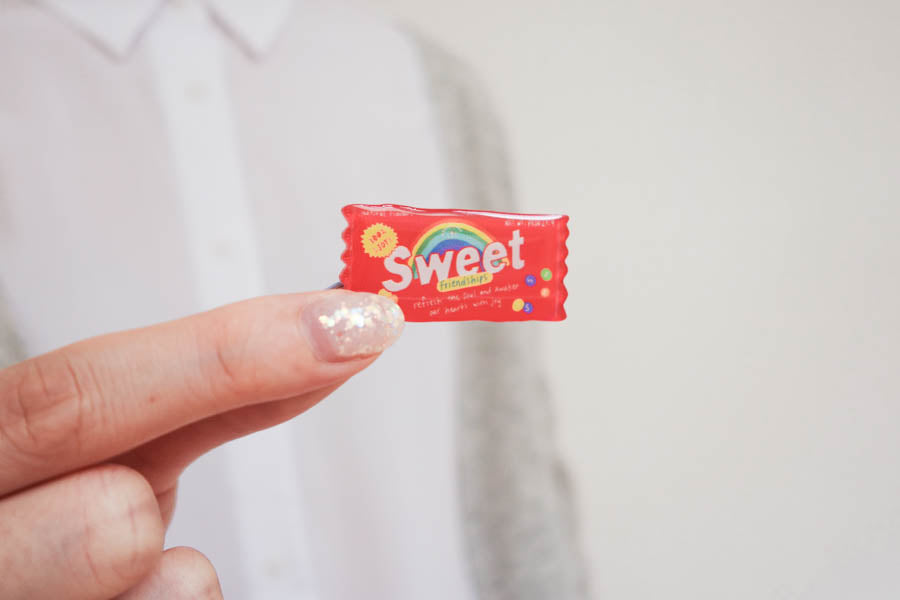 Sweet Friendships Candy {LOVE SUPERMARKET Pins} - Accessories by Hey New Day, The Commandment Co , Singapore Christian gifts shop