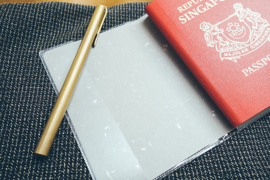 Have a Safe and Blessed Journey Christian passport cover, product detail 3.