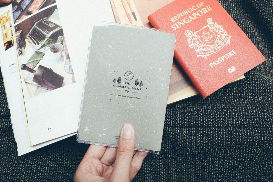 Christian passport cover featuring the Have a Safe and Blessed Journey travel-blessing message.