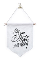 He goes before you do not be afraid do not be discouraged flag