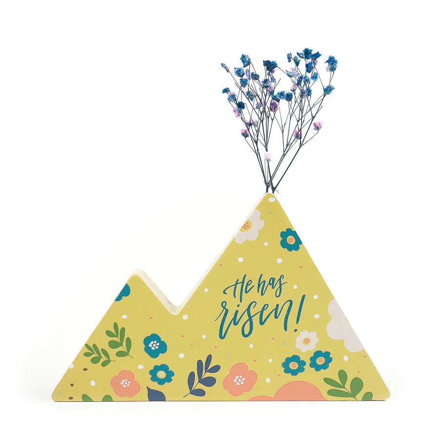 He Has Risen {Mountain Vase} - by The Commandment Co, The Commandment Co , Singapore Christian gifts shop