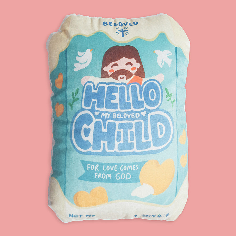 Hello My Beloved Child Biscuit {Plush Toy} - plush toys by The Commandment Co, The Commandment Co , Singapore Christian gifts shop
