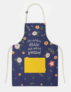 Front view of Her Children Arise and Call Her Blessed Christian apron.