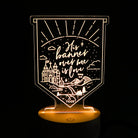 His Banner Over Me Is Love night light inspired by Song of Songs 2:4