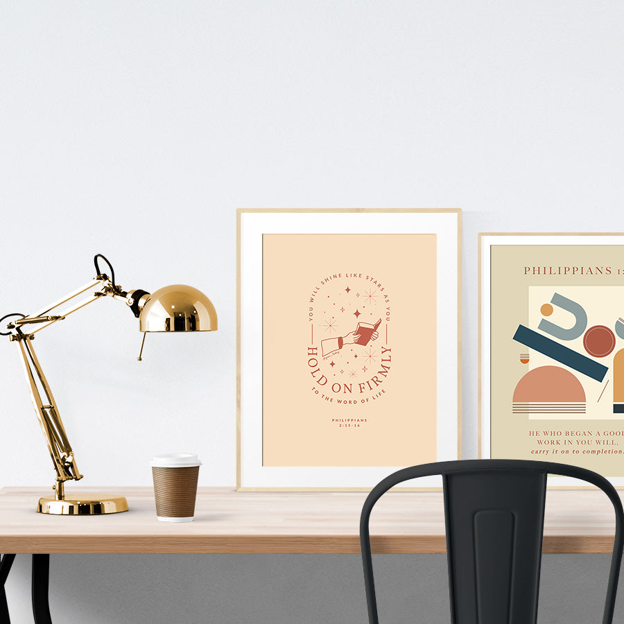 Hold On Firmly {Poster} - Posters by YMI, The Commandment Co , Singapore Christian gifts shop