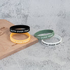 Faith over Fear {Rubber Wristband} - verse band by The Commandment Co, The Commandment Co , Singapore Christian gifts shop