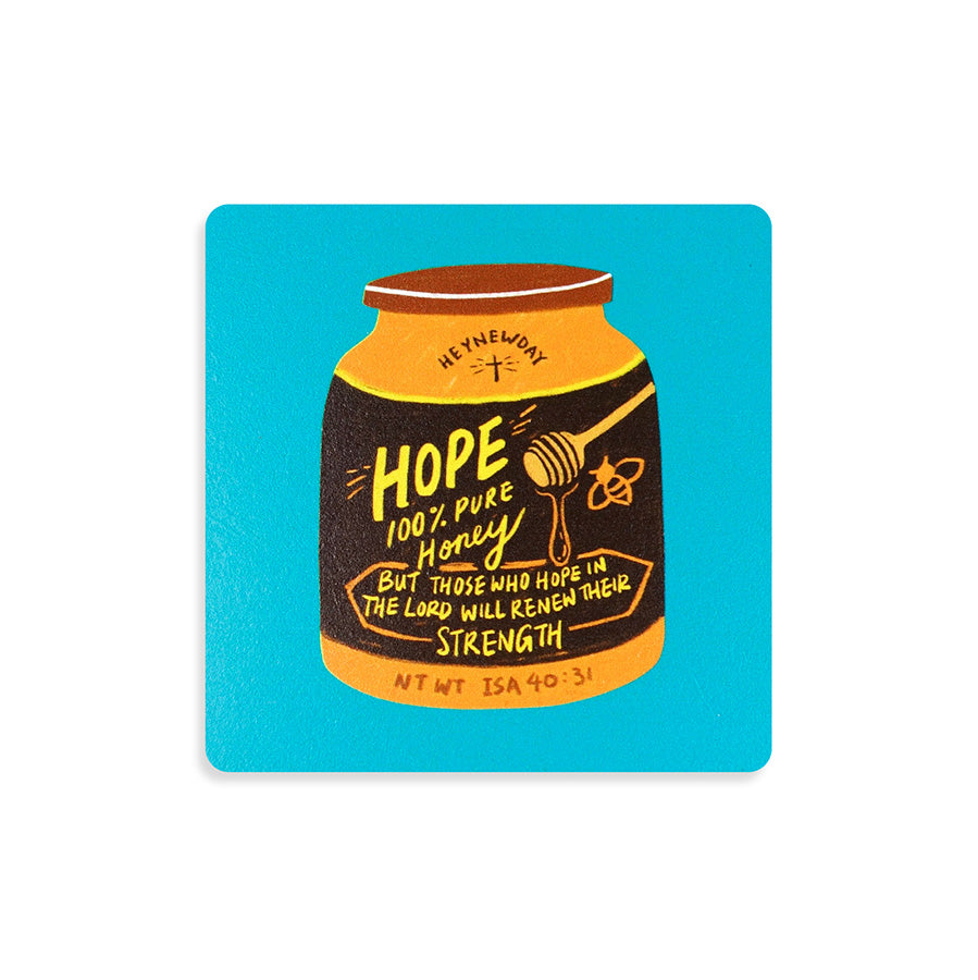 Hope Honey | Coasters {LOVE SUPERMARKET} - coasters by The Commandment Co, The Commandment Co , Singapore Christian gifts shop