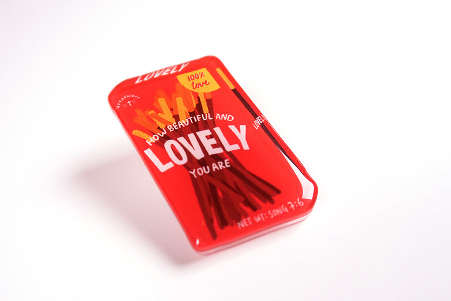 Lovely Chocolate Stick {LOVE SUPERMARKET Pins} - Accessories by Hey New Day, The Commandment Co , Singapore Christian gifts shop