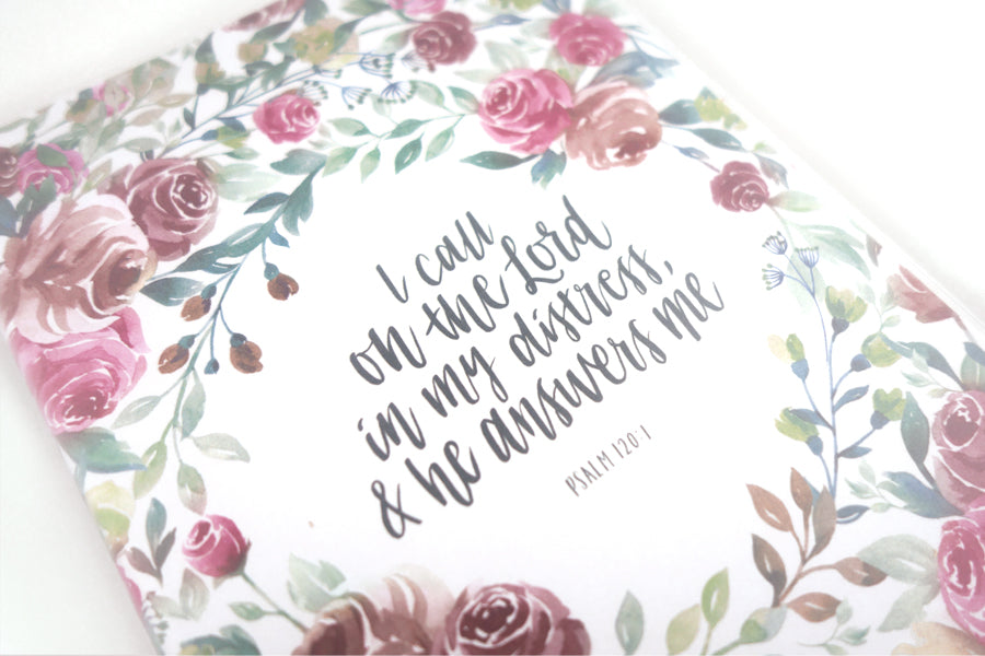 I Call On The Lord {A5 Notebook} - Notebooks by The Commandment, The Commandment Co , Singapore Christian gifts shop