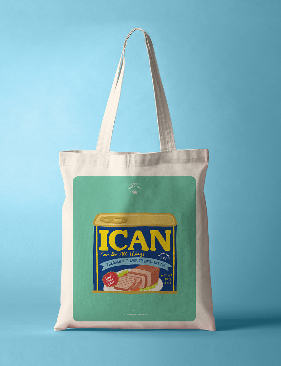 I Can Luncheon Meat Tote Bag The Commandment Co – The