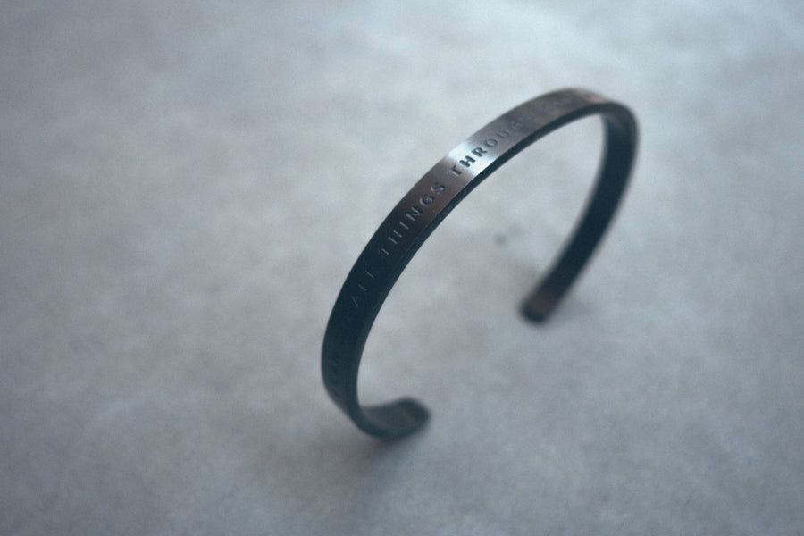 Black On Black {Verse Band} - verse band by J&Co Foundry, The Commandment Co , Singapore Christian gifts shop