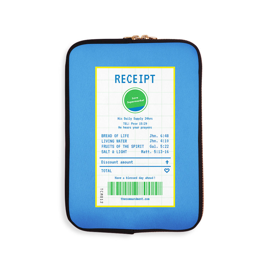 I Can Luncheon Meat | Laptop Sleeve {LOVE SUPERMARKET} - Laptop Sleeve by The Commandment Co, The Commandment Co , Singapore Christian gifts shop