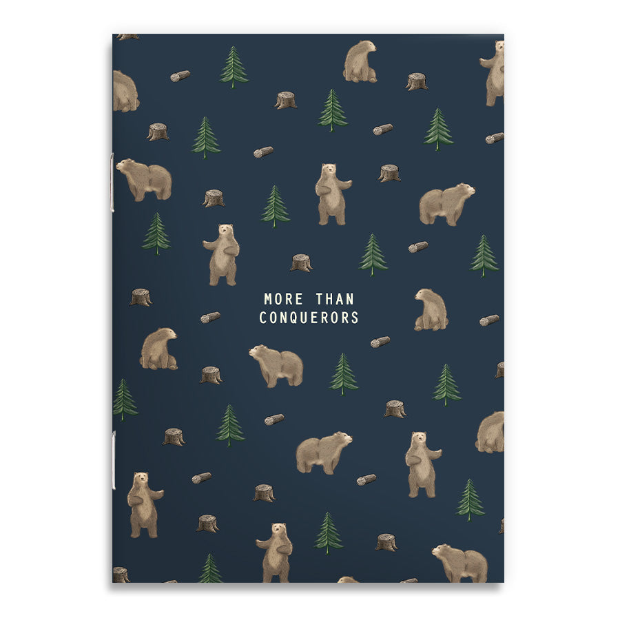 More Than Conquerors {A6 Notebook} - Notebooks by The Commandment Co, The Commandment Co , Singapore Christian gifts shop