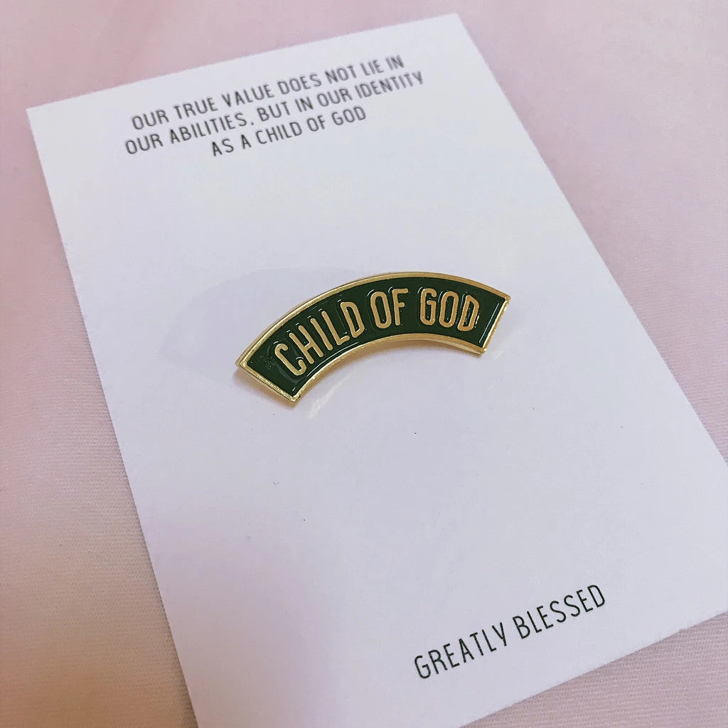 Child of God {Enamel Pin} - Accessories by The Brave Assembly, The Commandment Co , Singapore Christian gifts shop
