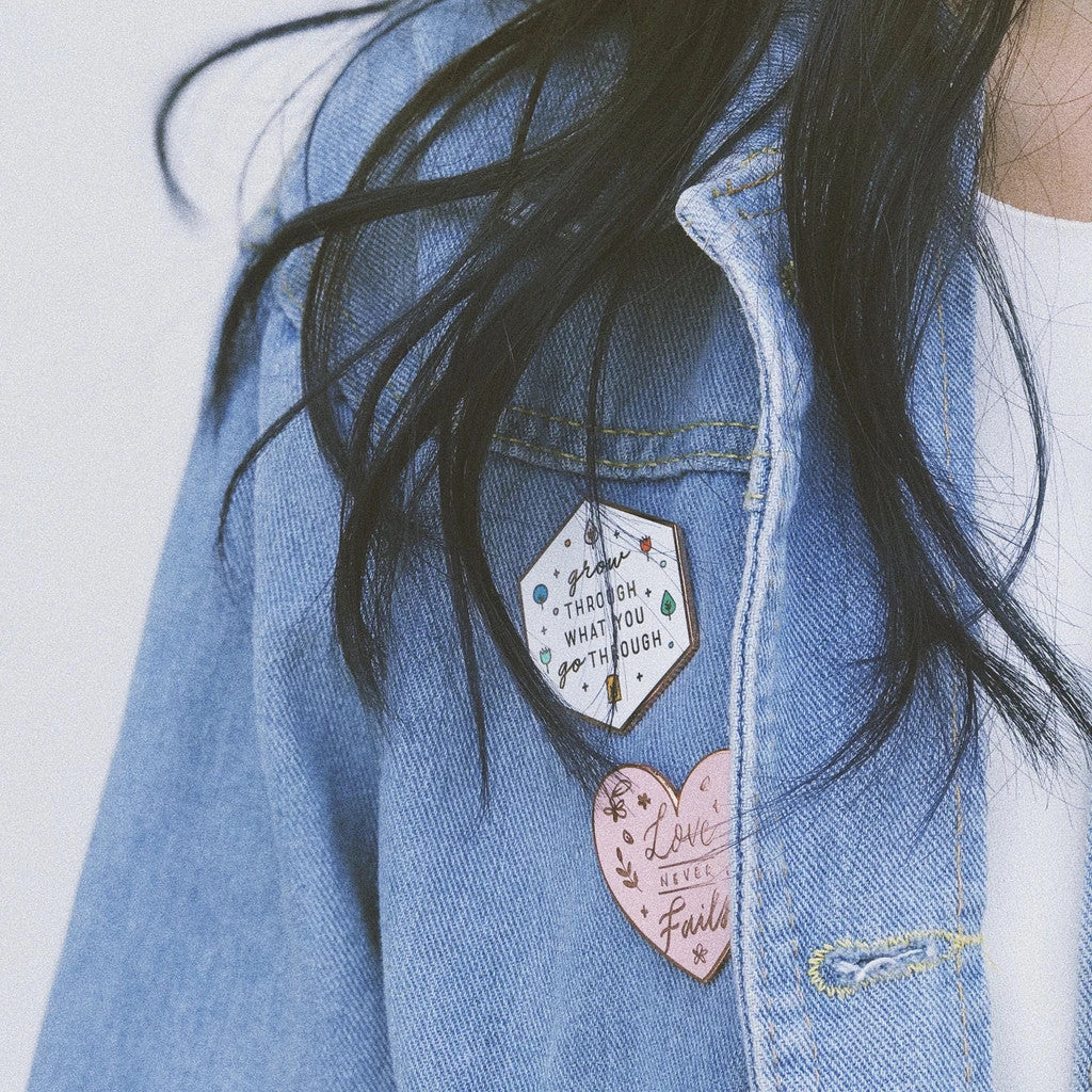 GROW {Enamel Pin} - Accessories by The Brave Assembly, The Commandment Co , Singapore Christian gifts shop