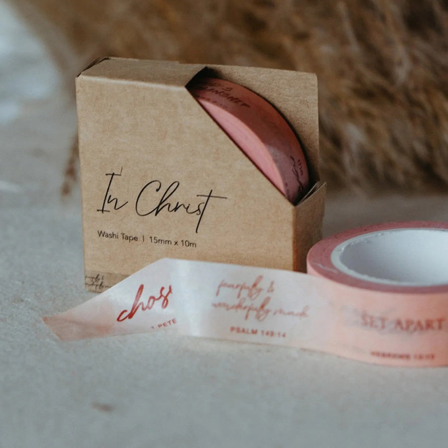 In Christ | Washi Tape - Stickers by The Project J, The Commandment Co , Singapore Christian gifts shop