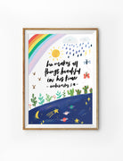 In His Time Christian poster by Ruth @deepgraceinspo inspired by Ecclesiastes 3:11.