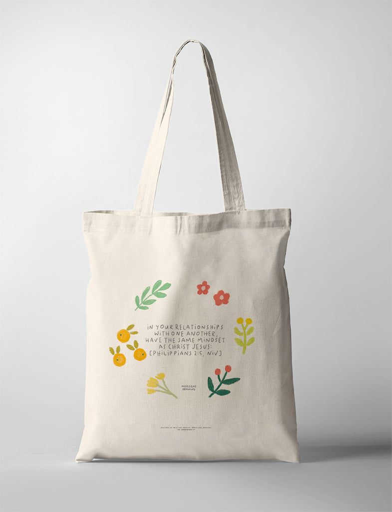 In Your Relationships With One Another {Tote Bag} - tote bag by Moojigae Drawing, The Commandment Co , Singapore Christian gifts shop