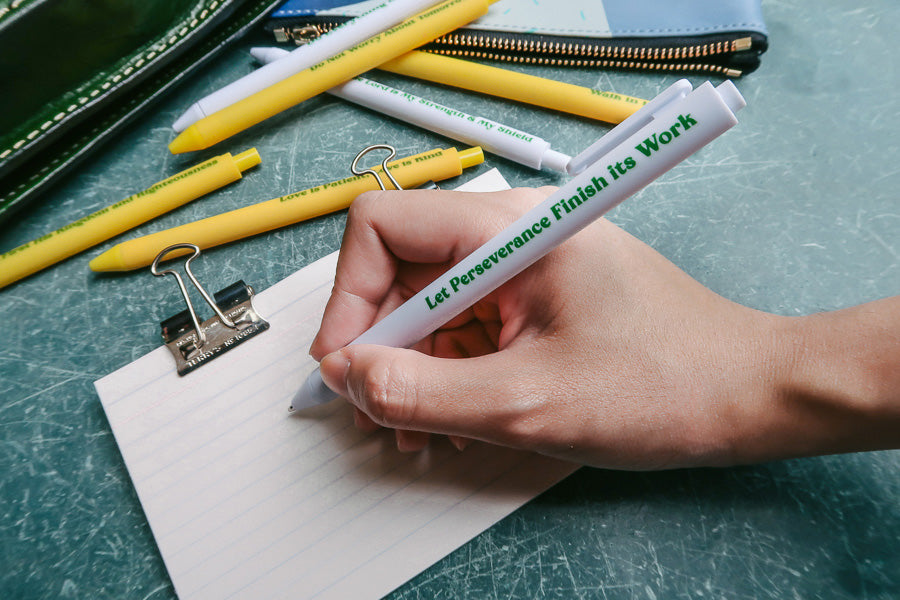 Scripture Pen {Ballpoint Pen} - Brass Pen by The Commandment, The Commandment Co , Singapore Christian gifts shop