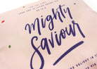 He Is A Mighty Saviour {Cushion Cover} - Cushion Covers by The Commandment Co, The Commandment Co , Singapore Christian gifts shop