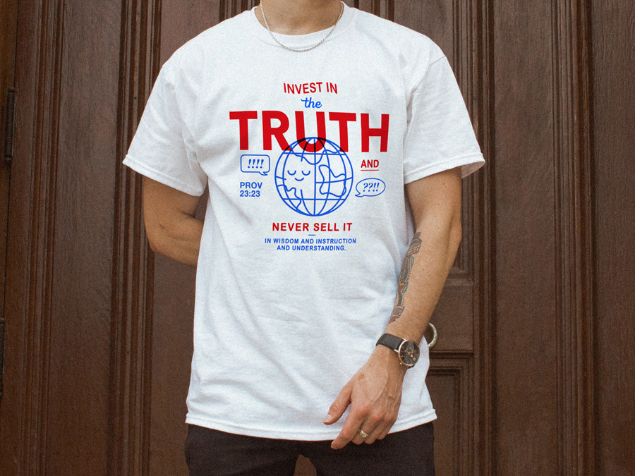 Invest In The Truth {T-shirt} - T-shirt by The Commandment, The Commandment Co , Singapore Christian gifts shop