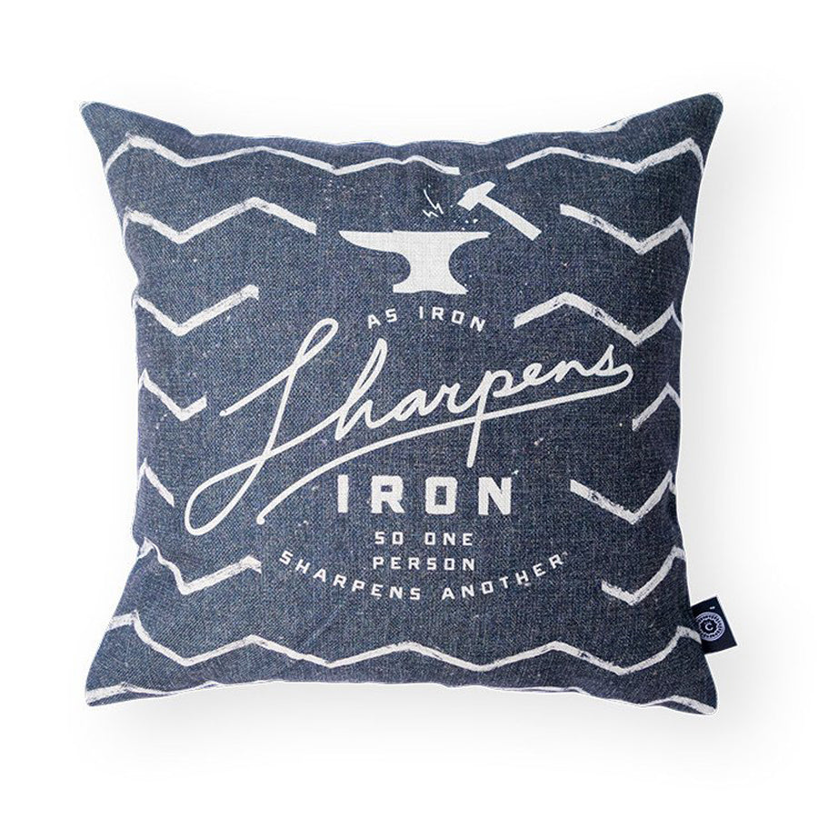 Everyone love cushion covers! They can easily comfort you with its soft feel and comfort messages and then all is well in the world. Features bible verse’ As iron sharpens iron, so one person sharpens another’. Premium 45cmx45cm gray pillow cover made of cotton linen. With hidden zip feature. 