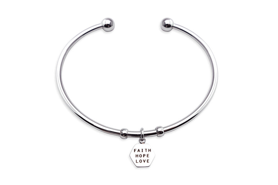 Hexagon Shaped Pendant {Bracelet} - Bracelets {by J&Co Foundry} by J&Co Foundry, The Commandment Co , Singapore Christian gifts shop