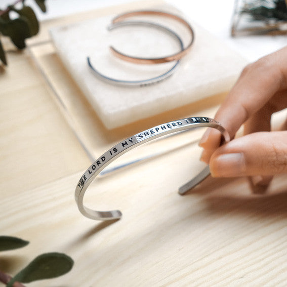 Just As He Is, So Are We In This World {Verse Band} - verse band by J&Co Foundry, The Commandment Co , Singapore Christian gifts shop