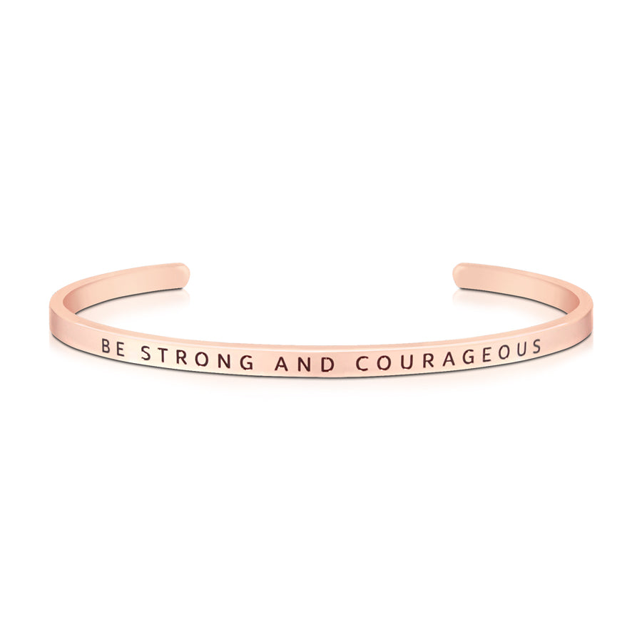 Be Strong And Courageous {Verse Band} - verse band by J&Co Foundry, The Commandment Co , Singapore Christian gifts shop