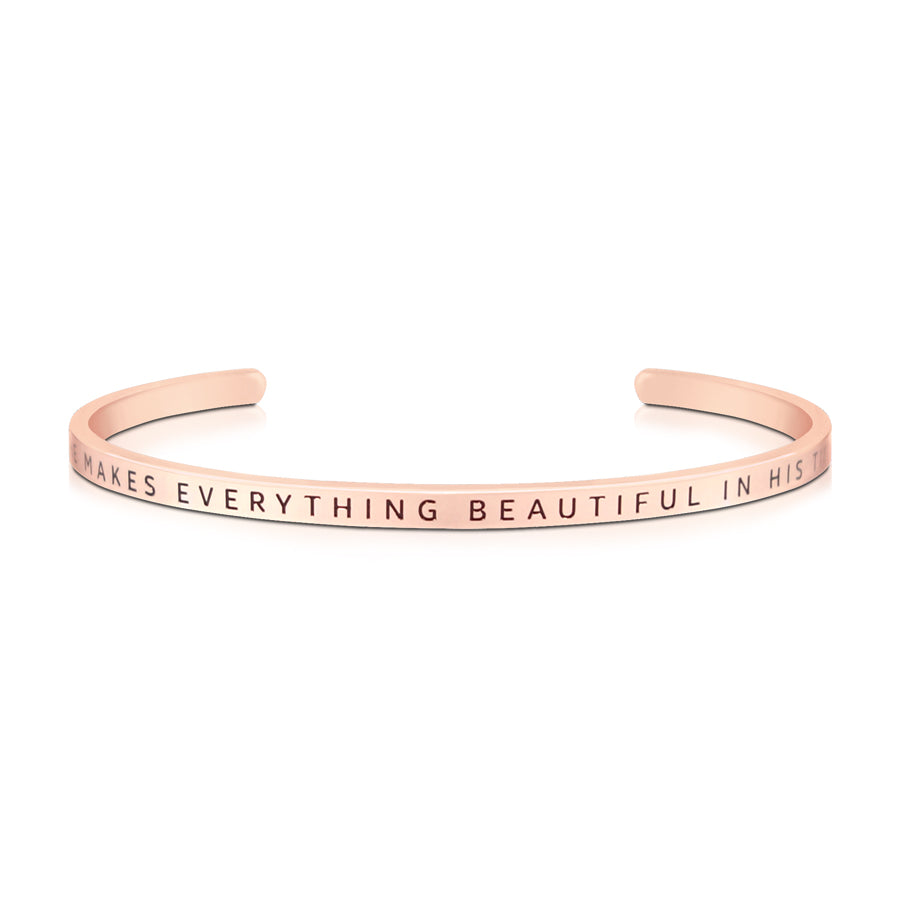 He Makes Everything Beautiful In His Time {Verse Band} - verse band by J&Co Foundry, The Commandment Co , Singapore Christian gifts shop
