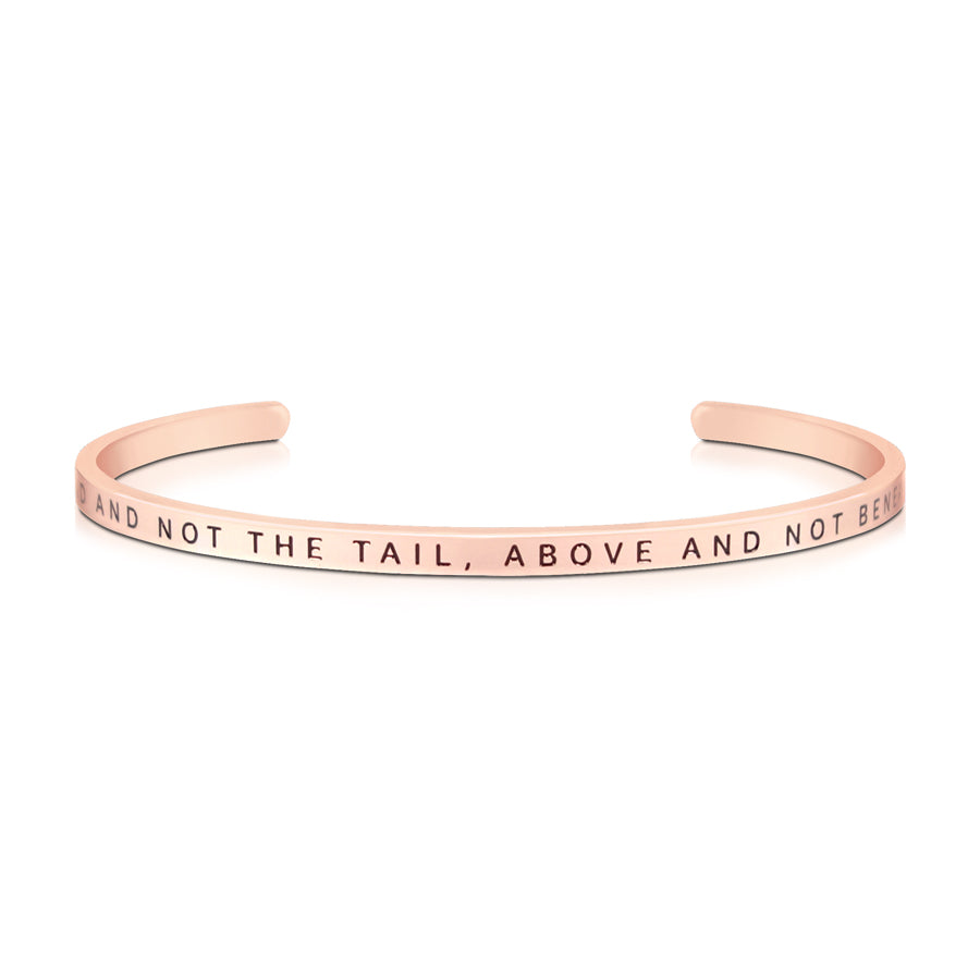 Head And Not The Tail, Above And Not Beneath {Verse Band} - verse band by J&Co Foundry, The Commandment Co , Singapore Christian gifts shop
