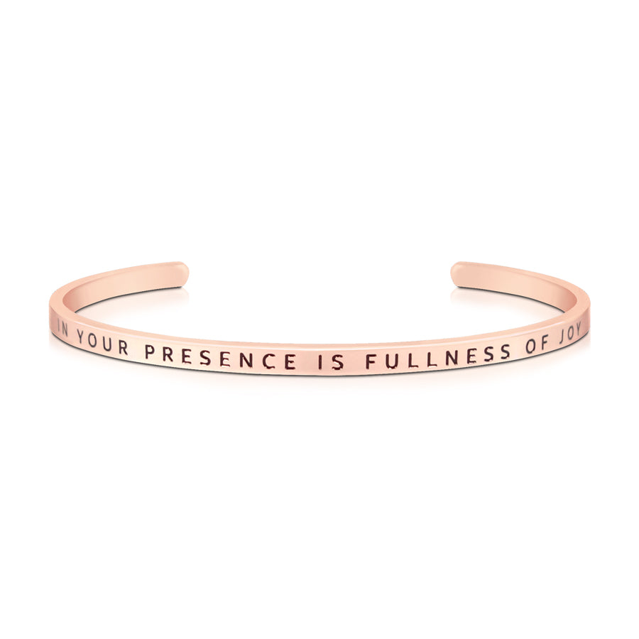 In Your Presence Is Fullness Of Joy {Verse Band} - verse band by J&Co Foundry, The Commandment Co , Singapore Christian gifts shop
