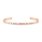 It Is Well With My Soul {Verse Band} - verse band by J&Co Foundry, The Commandment Co , Singapore Christian gifts shop