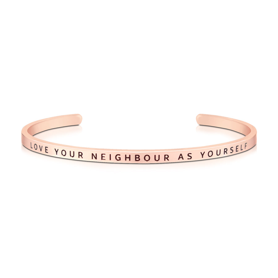 Love Your Neighbour As Yourself {Verse Band} - verse band by J&Co Foundry, The Commandment Co , Singapore Christian gifts shop
