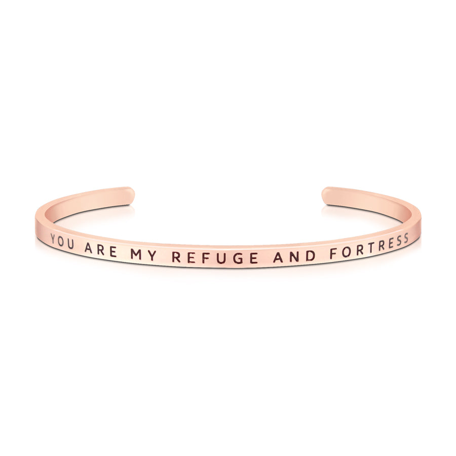 You Are My Refuge And Fortress {Verse Band} - verse band by J&Co Foundry, The Commandment Co , Singapore Christian gifts shop
