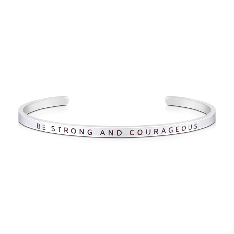 Be Strong And Courageous {Verse Band} - verse band by J&Co Foundry, The Commandment Co , Singapore Christian gifts shop