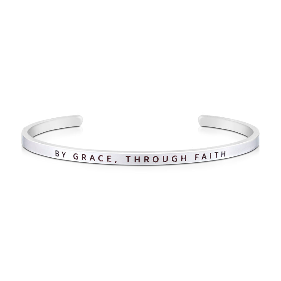 By Grace, Through Faith {Verse Band} - verse band by J&Co Foundry, The Commandment Co , Singapore Christian gifts shop