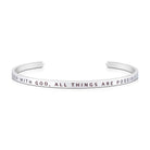 For With God, All Things Are Possible {Verse Band} - verse band by J&Co Foundry, The Commandment Co , Singapore Christian gifts shop
