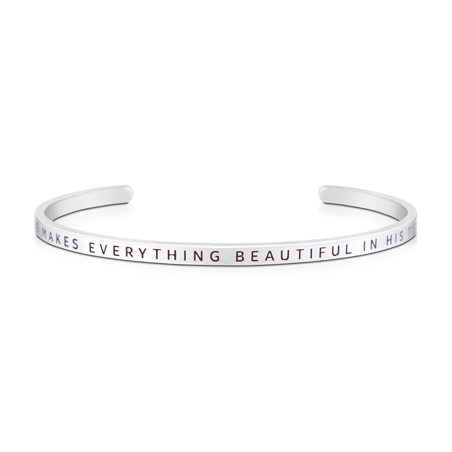 He Makes Everything Beautiful In His Time {Verse Band} - verse band by J&Co Foundry, The Commandment Co , Singapore Christian gifts shop