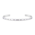 Just As He Is, So Are We In This World {Verse Band} - verse band by J&Co Foundry, The Commandment Co , Singapore Christian gifts shop