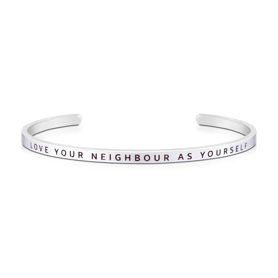 Love Your Neighbour As Yourself {Verse Band} - verse band by J&Co Foundry, The Commandment Co , Singapore Christian gifts shop
