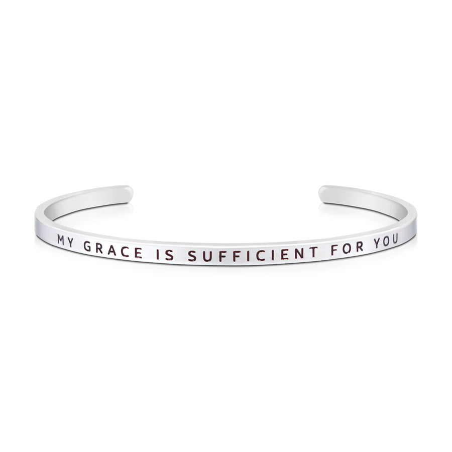 My Grace Is Sufficient For You {Verse Band} - verse band by J&Co Foundry, The Commandment Co , Singapore Christian gifts shop