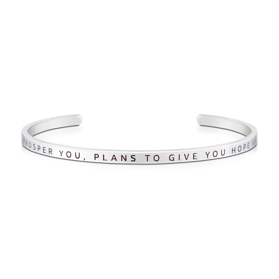 Plans To Prosper You, Plans To Give You Hope And Future {Verse Band} - verse band by J&Co Foundry, The Commandment Co , Singapore Christian gifts shop