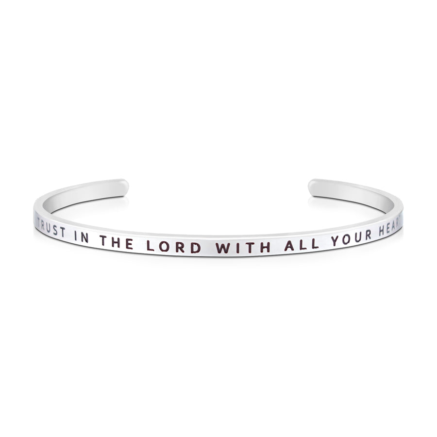 Trust In The Lord With All Your Heart {Verse Band} - verse band by J&Co Foundry, The Commandment Co , Singapore Christian gifts shop