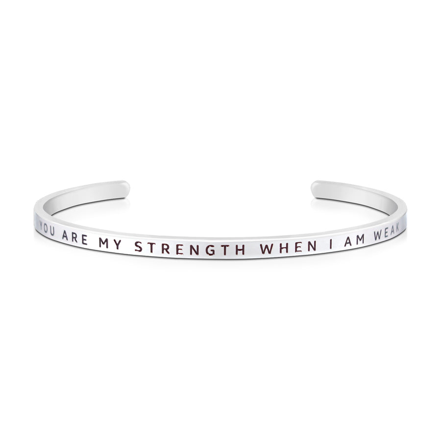 You Are My Strength When I Am Weak {Verse Band} - verse band by J&Co Foundry, The Commandment Co , Singapore Christian gifts shop